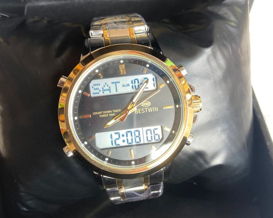 bestwin watch for man daul time