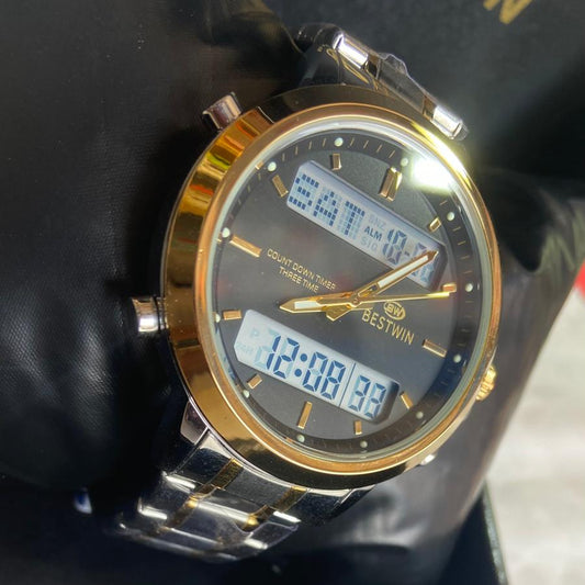 bestwin watch for man daul time